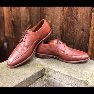 Allen Edmonds ‘Jackson’ mens shoe in warm medium brown leather 7 D